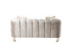 Anatnas Ivory Velvet Sofa 89" & Loveseat 69"
