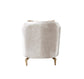 Anatnas Ivory Velvet Sofa 89" & Loveseat 69"