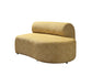 Anel Mustard Boucle 3-Piece Curved 145" Sectional