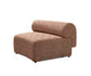 Anel Orange Boucle 3-Piece Curved 145" Sectional