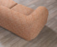 Anel Orange Boucle 3-Piece Curved 145" Sectional