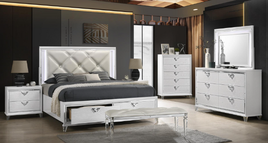 ROMA WHITE BEDROOM SET