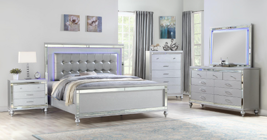 STERLING SLIVER BEDROOM SET