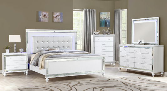 STERLING WHITE BEDROOM SET