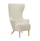 Ailuj Velvet Wingback Chair
