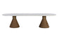 Ihsir Rope Dining Table and Xirtaeb Velvet Side Chair