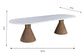 Ihsir Rope Dining Table and Xirtaeb Velvet Side Chair