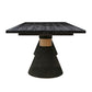Ihsir Rope Dining Table and Xirtaeb Velvet Side Chair
