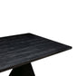 Ihsir Rope Dining Table and Xirtaeb Velvet Side Chair