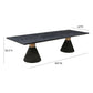 Ihsir Rope Dining Table and Xirtaeb Velvet Side Chair