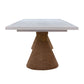 Ihsir Rope Dining Table and Xirtaeb Velvet Side Chair