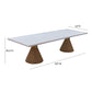 Ihsir Rope Dining Table and Xirtaeb Velvet Side Chair