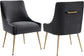 Ihsir Rope Dining Table and Xirtaeb Velvet Side Chair