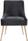 Ihsir Rope Dining Table and Xirtaeb Velvet Side Chair