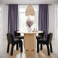 Abika Natural Ash & Rattan 47" Round Dining Table