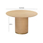 Abika Natural Ash & Rattan 47" Round Dining Table