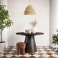 52245D-VOT Arahas Black Oak 41" Round Dining Table