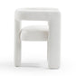 Enaols Bone White Upcycled Fabric Chair