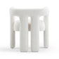 Enaols Bone White Upcycled Fabric Chair