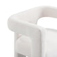 Enaols Bone White Upcycled Fabric Chair