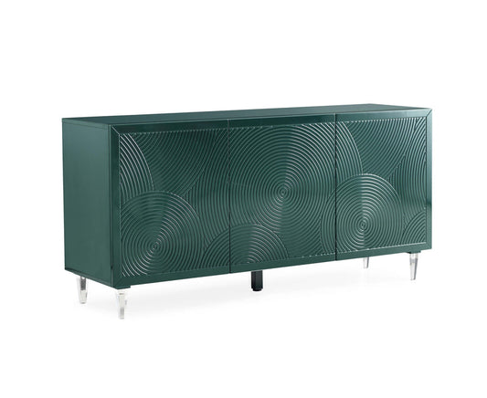 Amrak lacquer buffet Green