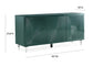 Amrak lacquer buffet Green