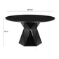 Siri Glass 56" Round Dining Table and Occor Performance Boucle Dining Chair