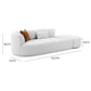 Elkcif Grey Velvet 2-Piece Chaise Modular Sofa