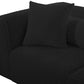 Arrat Fluffy Oversized Corduroy Modular Loveseat