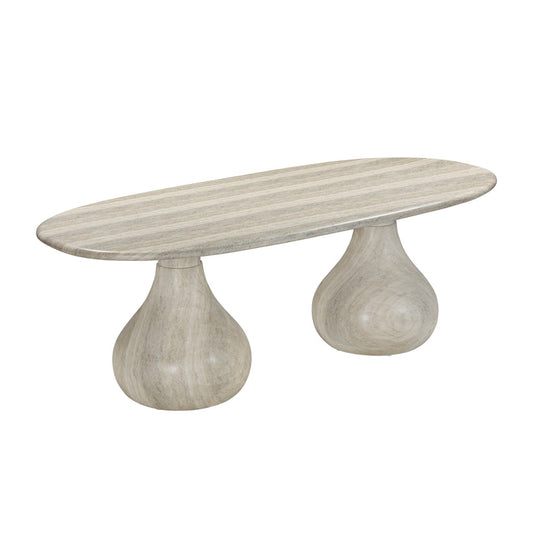 682450-VOT Hcooms Indoor / Outdoor 87" Dining Table