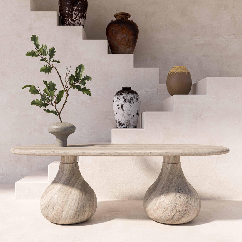 682450-VOT Hcooms Indoor / Outdoor 87" Dining Table