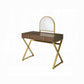 56600AC Vanity Desk W/Mirror & Jewelry Tray