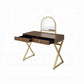 56600AC Vanity Desk W/Mirror & Jewelry Tray