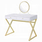 76600CA Vanity Desk W/Mirror & Jewelry Tray