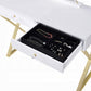 76600CA Vanity Desk W/Mirror & Jewelry Tray