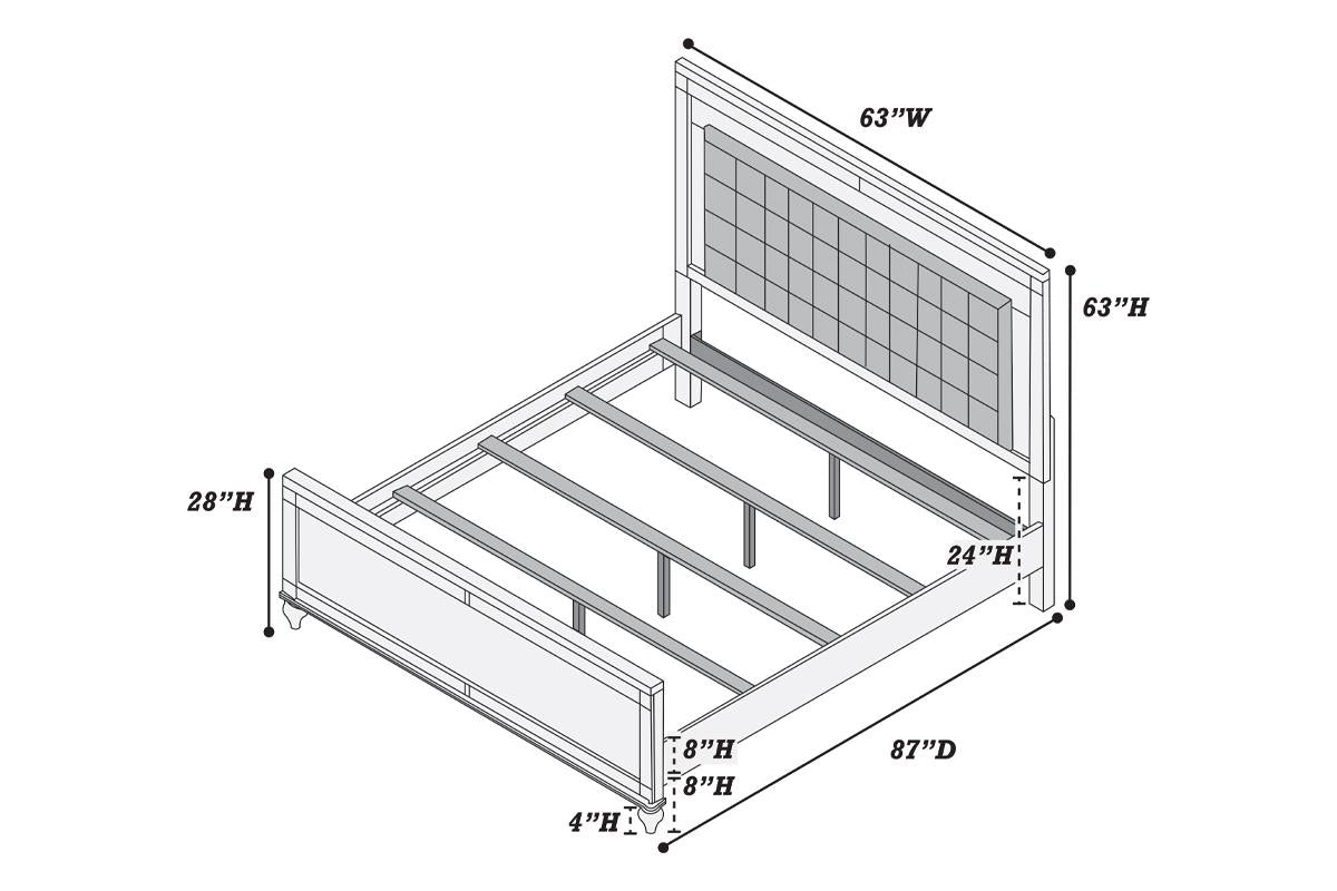 Q4469F Queen Bed