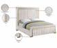 Eclod Velvet Queen Bed
