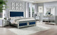 2581B Alleb King Bed Set (Blue Velvet)
