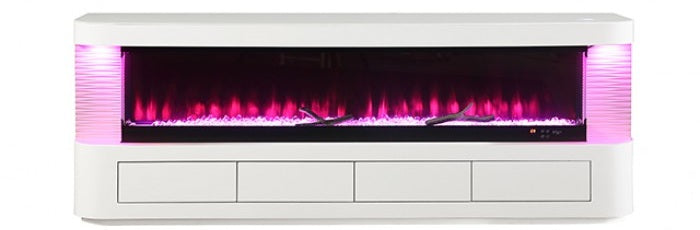 VT-HW0108CA-MF Nekul 71" TV Stand w/ Electric Fire Place