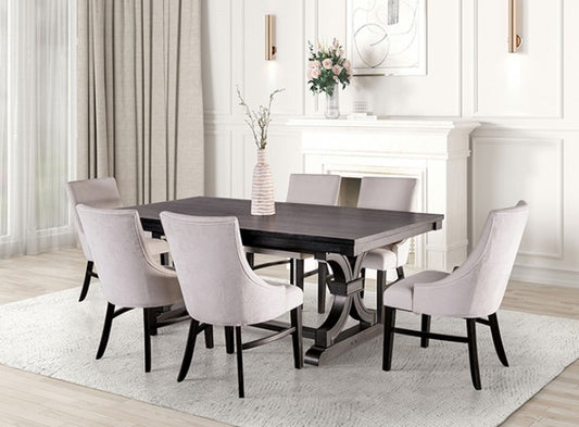 Tropsog Dining Table with 6 Chairs