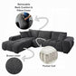 02720VL-Chosen Sectional Sofa w/3 Pillows