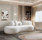 Alle Ivory Boucle 106" Chaise Lounge