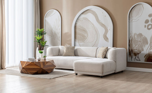 Anyl Ivory 2 Pc 105" RAF Sectional