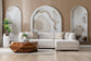 Anyl Ivory 2 Pc 105" RAF Sectional