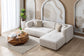 Anyl Ivory 2 Pc 105" RAF Sectional