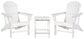 Ashley Express - Sundown Treasure 2 Outdoor Chairs with End Table