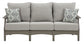 Visola Outdoor Sofa, Loveseat and 2 Lounge Chairs with Coffee Table and End Table