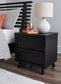 Danziar King Panel Bed with Mirrored Dresser and Nightstand