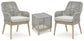 Ashley Express - Seton Creek 2 Outdoor Chairs with End Table