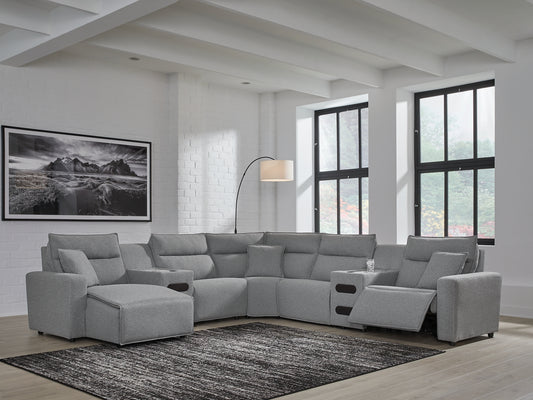 Modmax 7-Piece Power Reclining Sectional with Chaise
